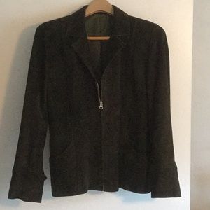 Goat coat, from Argentina. Olive/Forrest green.